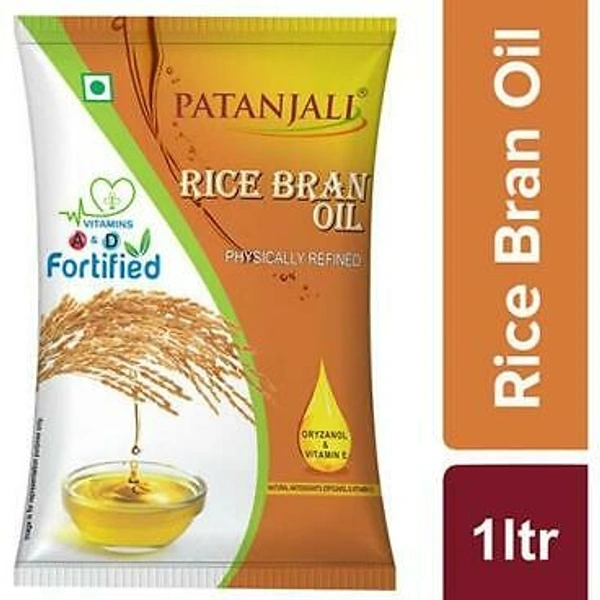 PATANJALI RICE BRAN OIL 1LTR