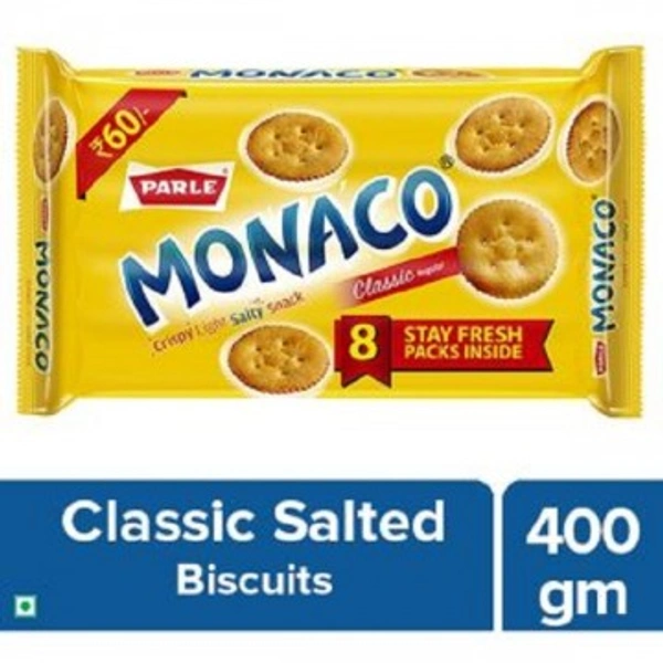 PARLE MONACO CLASSIC SALTED 400G