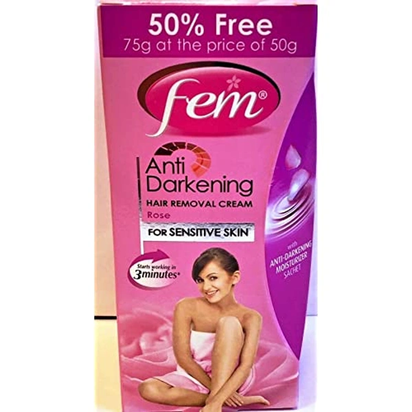 DABUR FEM HAIR REMOVAL ROSE CREAM 75GM