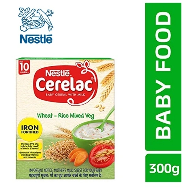 NESTLE CERELAC WHEAT RICE MIXED VEG 300G