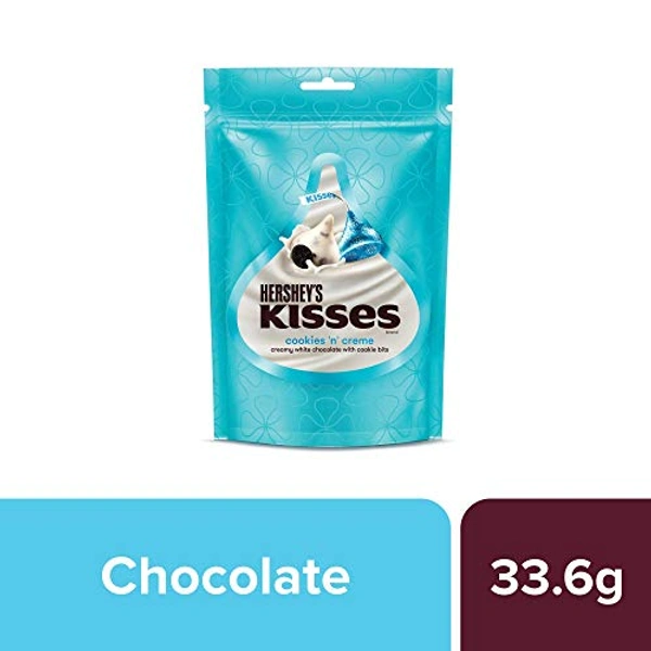 HERSHEY'S KISSES COOKIES N CREAM 33.6G