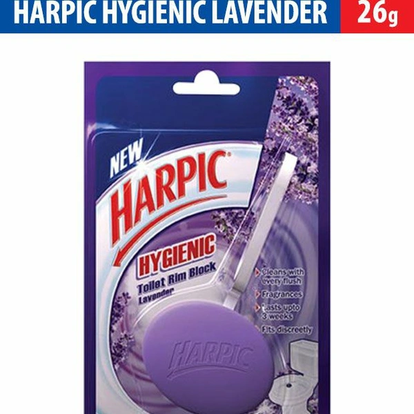 HARPIC TOILET RIM BLOCK LAVENDER 26G