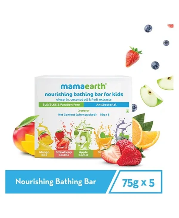 MAMAEARTH COCO NOURIS.BATHING SOAP 5*75G