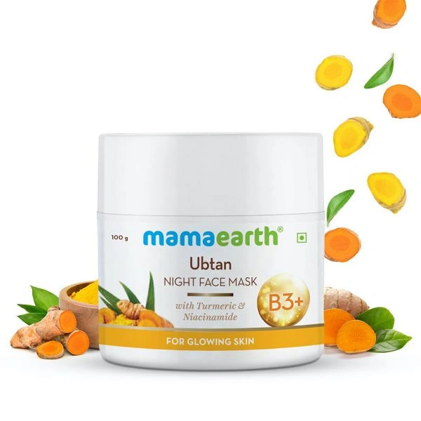 MAMAEARTH UBTAN NIGHT FACE MASK 100G