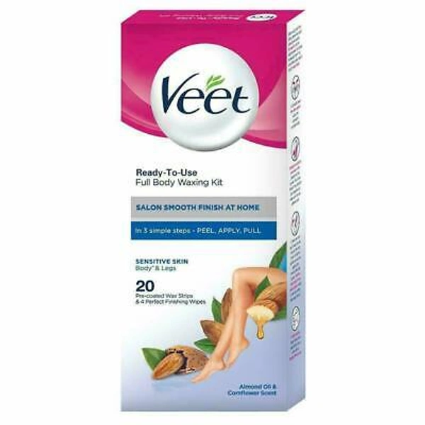 VEET INSTANT WAXING KIT ALMOND OIL 8S