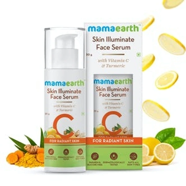 MAMAEARTH SKIN ILLUMINATE FACE SERUM 30G