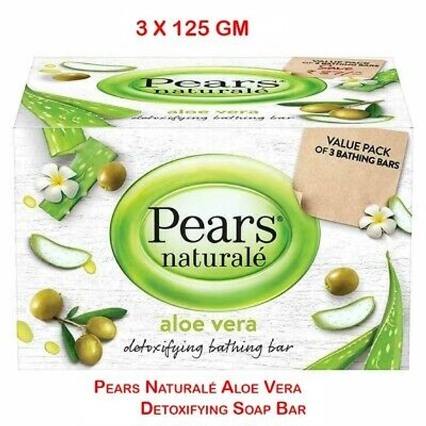 PEARS NAT.SOAP ALOE VERA 3*125G