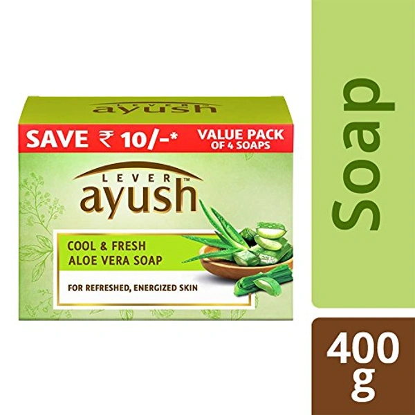 AYUSH SOAP C&F ALOEVERA 4+1*100GM