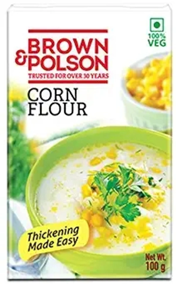 B&P CORN FLOUR POW 100G