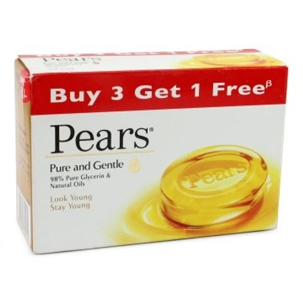 PEARS SOAP PURE & GENTLE 4*75G