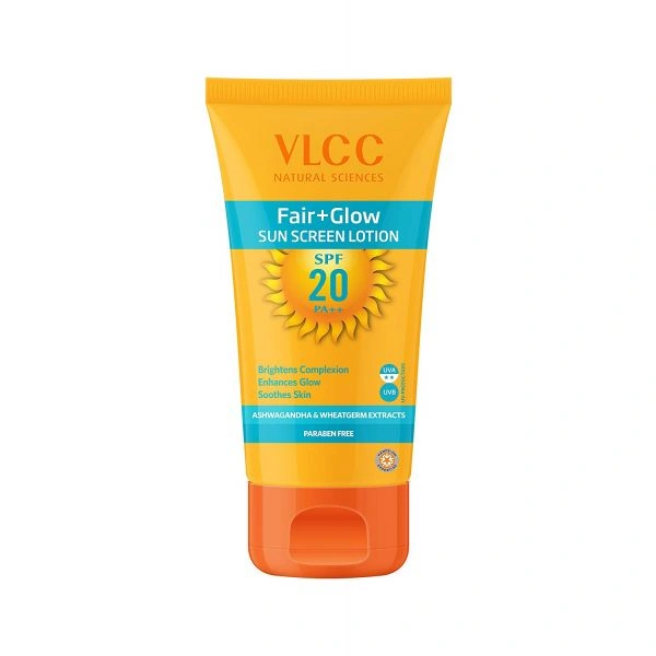 VLCC SPF20 FAIR-GLOW SUN SCREEN LOTION 50ML