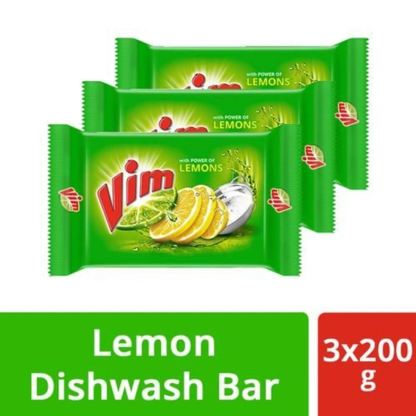 VIM BAR LEMONS 3*200GM