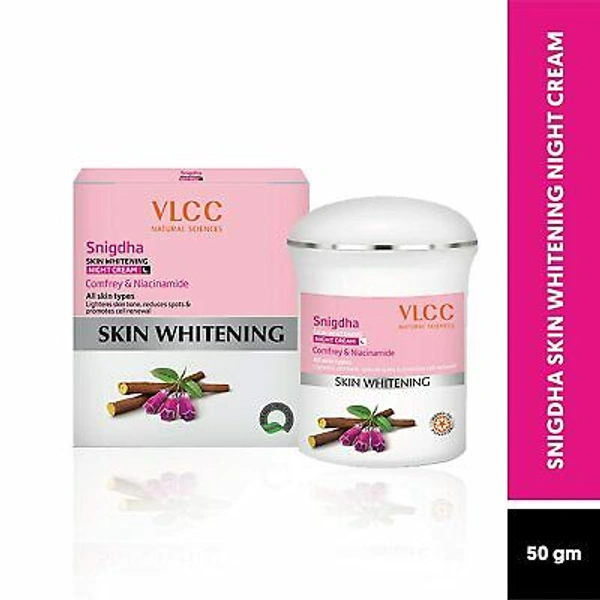 VLCC SNIGDHA SKIN WHITENING NIGHT CREAM 50G