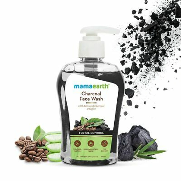 MAMAEARTH CHARCOAL FACE WASH 250ML