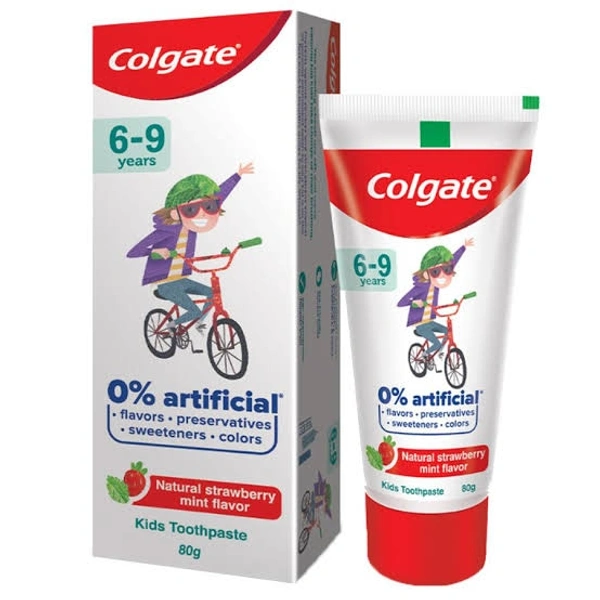 COL TP KIDS 6-9 YEARS STRAWBERRY 80G