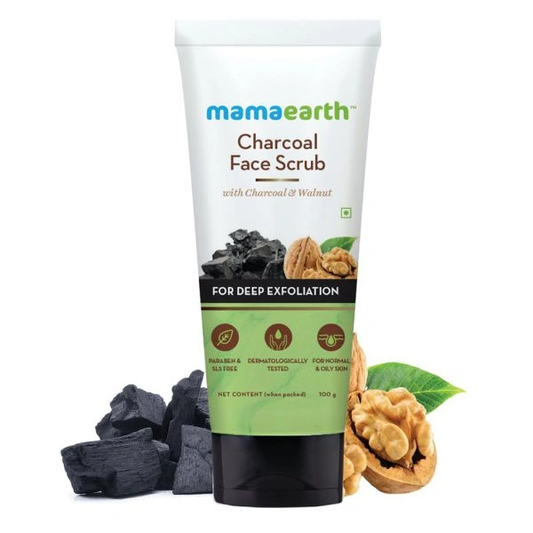 MAMAEARTH CHARCOALFACE SCRUB 100G