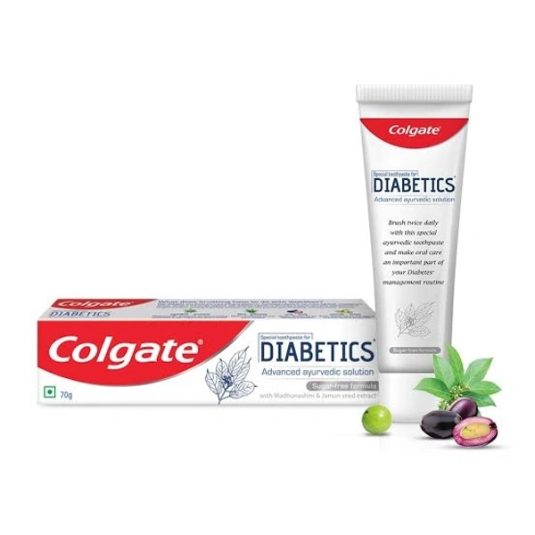 COL TP DIABETICS SUGAR FREE 70GM