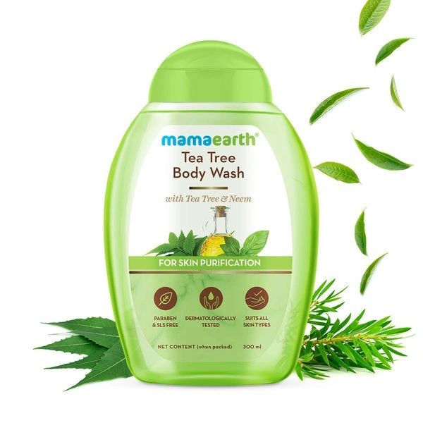 MAMAEARTH TEA TREE BODY WASH 300ML