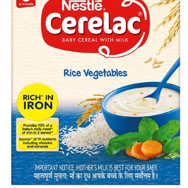 NESTLE CERELAC RICE VEGETABLE 300G