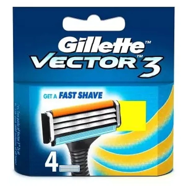 GILETTE VECTOR+ CARTRIDGE 4N