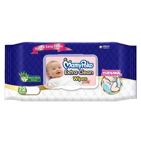 MAMYPOKO EXTRA CLEAN WIPES 72N