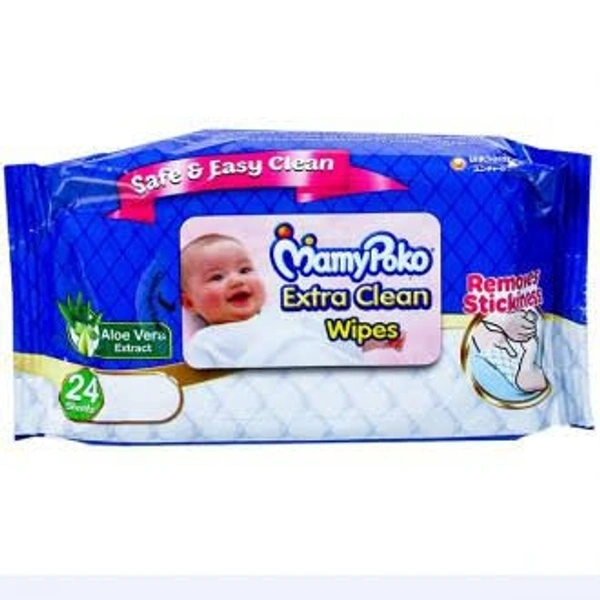 MAMY POKO EXTRA CLEAN WIPES 24N