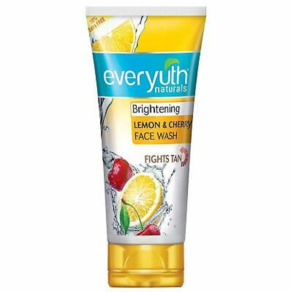 EVERYUTH BRIGHT LEMON CHERRY FACE WASH 100G