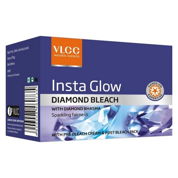 VLCC INSTA GLOW DIAMOND BLEACH 30G