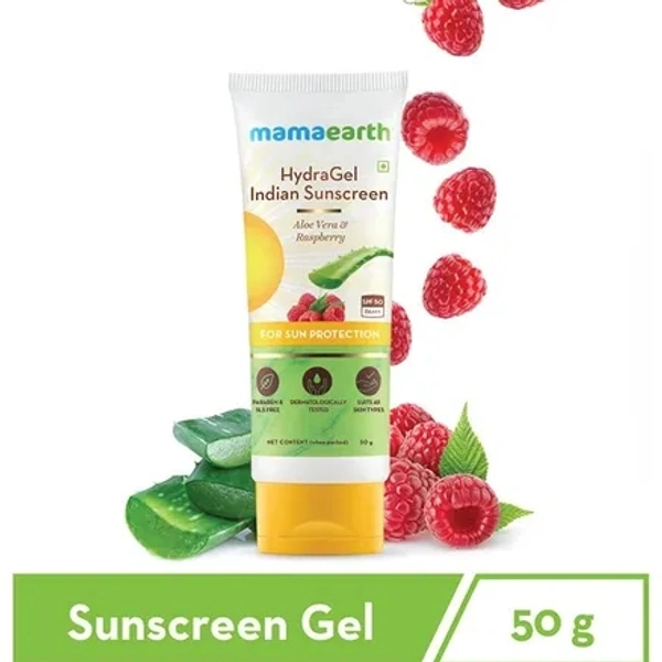 MAMAEARTH HYDRA GEL INDIAN SUNSCREEN 50G