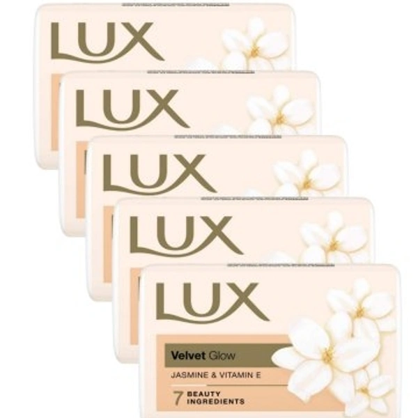 LUX SOAP VELVET GLOW JASMINE & VITAMIN 5*100G