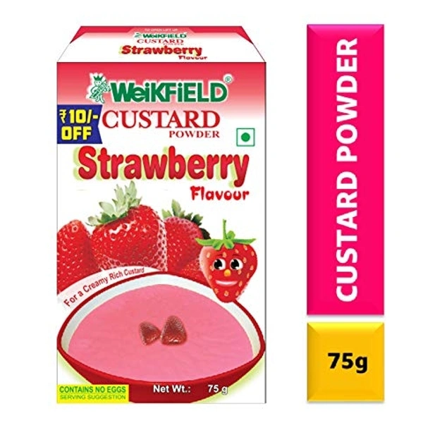 WEIKFIELD CUSTARD STRAWBERRY 75G