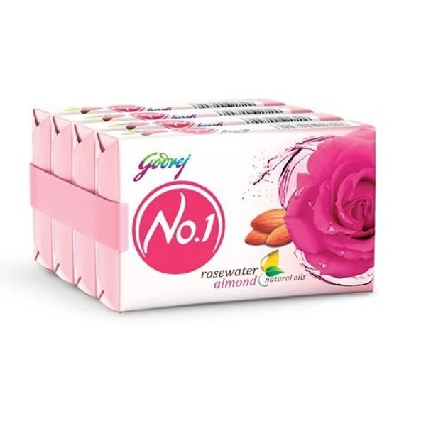 GODREJ NO1 SOAP ROSEA ALMOND 3+1*100G