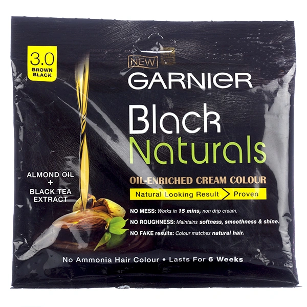 GAR HAIR COL 3.0 BROWN BLACK 20ML+20GM