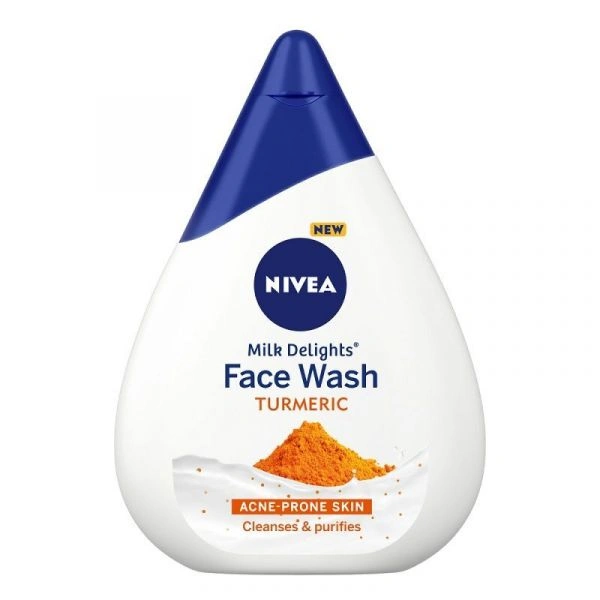 NIVEA FACE WASH MILK DELIGHTS TURMERIC 50ML