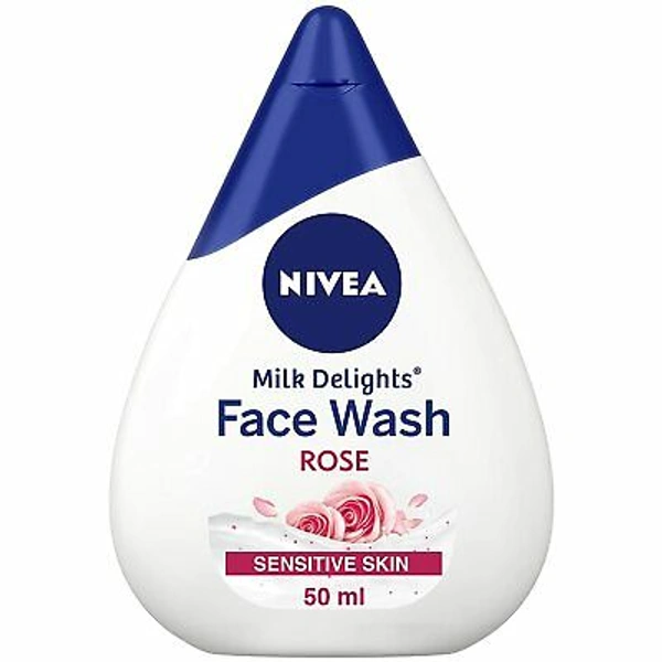 NIVEA MILK DELIGHT FACE WASH ROSE 50ML