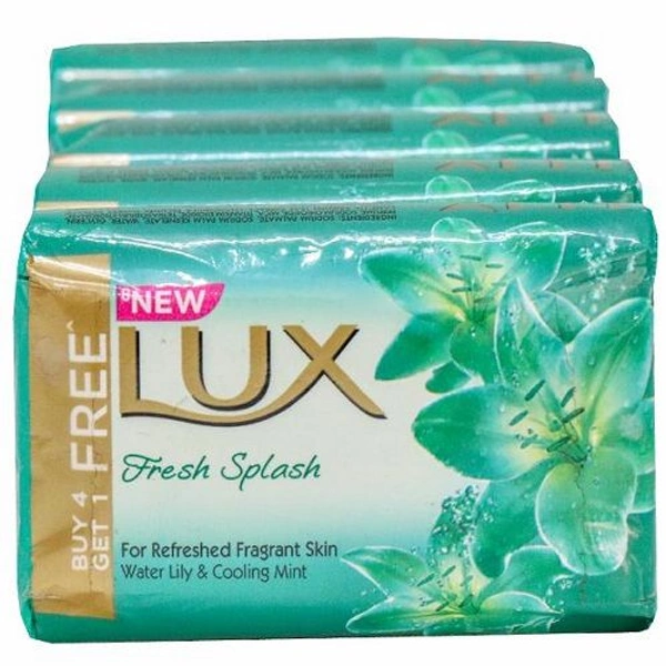 LUX SOAP FRESH SPLASH 4+1*100G