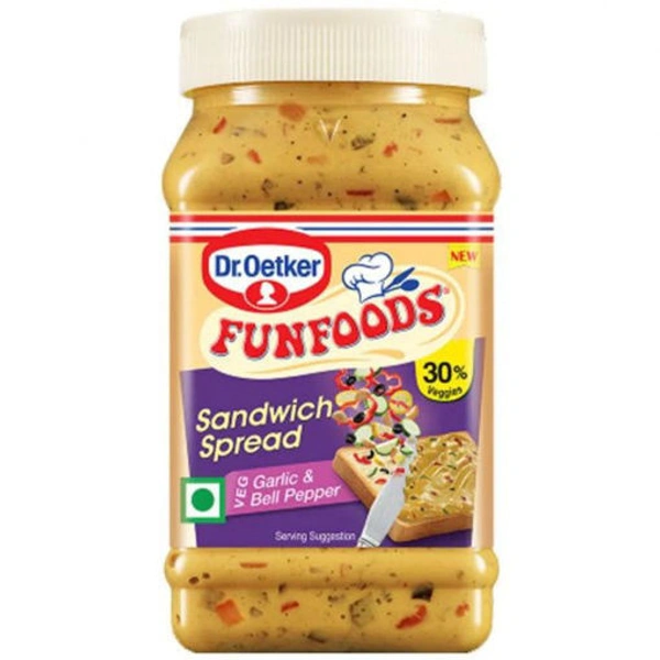 FUNFOODS SANDWICH SPREAD GARLIC & BELL PEPPER 250G