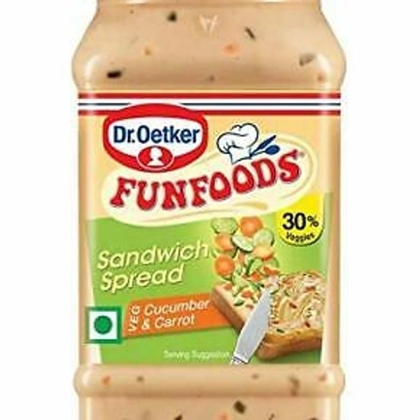 FUNFOODS EGGLESS SANDWICH SPREAD CAR&CUCU 100G