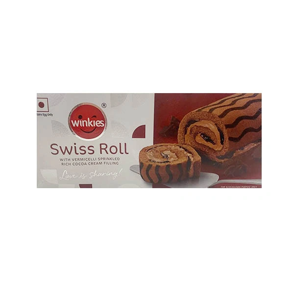 WINKIES MINI SWISS ROLL CHOCOLATE 28G