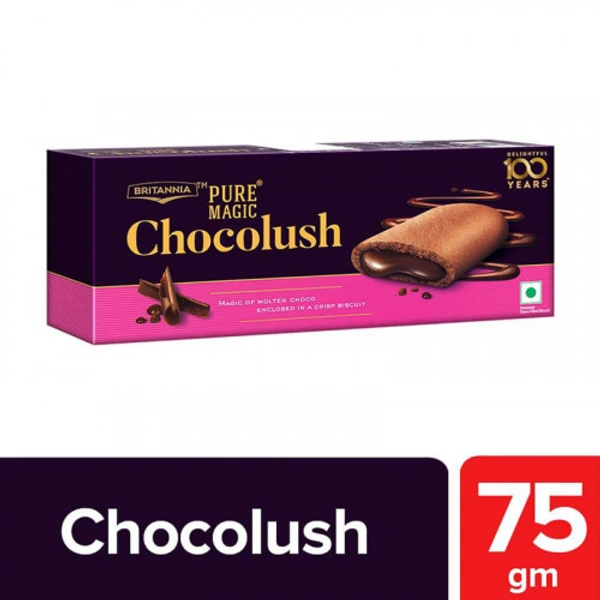 BRITANNIA PURE MAGIC CHOCOLUSH 75G