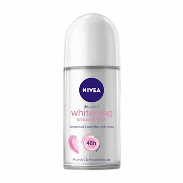 NIVEA ROLL ON WHTNG SMOOTH 50ML(W)