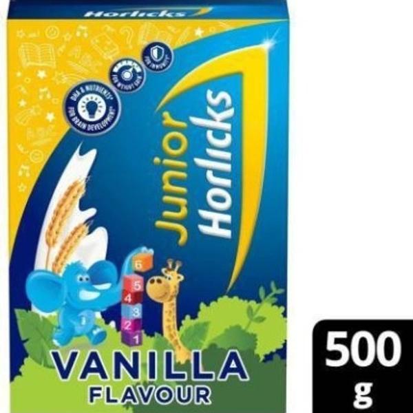 HORLICKS JUNIOR VANILLA 500GM