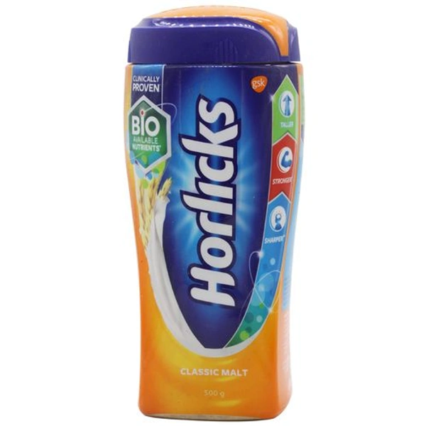 HORLICKS CLASSIC MALT 500G JAR