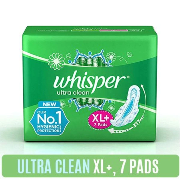 WHISPER ULTRA CLEAN XL+ 7PADS