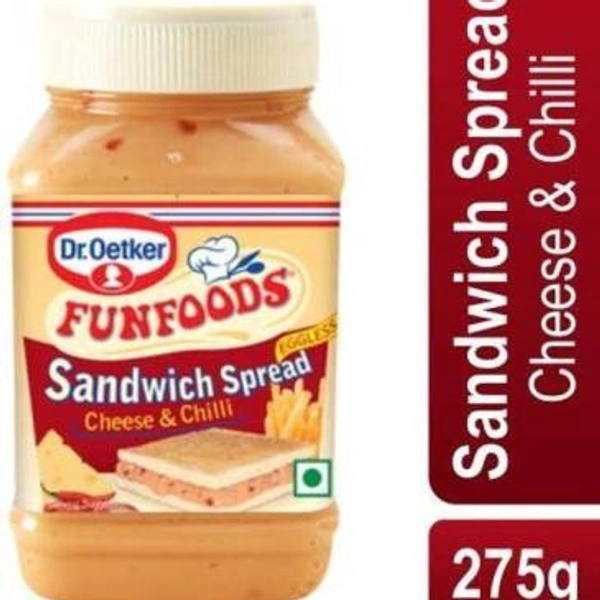 FUNFOODS SPREAD CHEESE CHILLI 275G