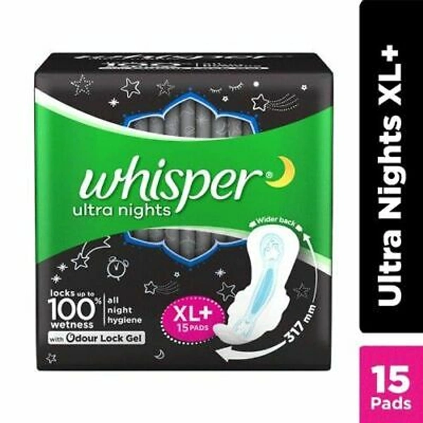 WHISPER BINDAZZ ULTRA NIGHTS XL+ 15N