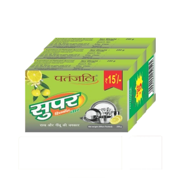 PATANJALI SUPER DISHWASH BAR 250*3 GM