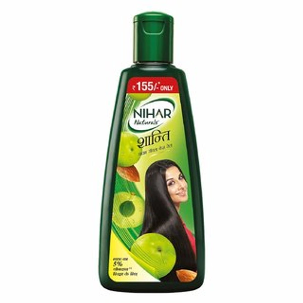 NIHAR HAIR OIL SHANTI BADAM AMLA 140ML