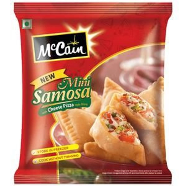 McCain MINI SAMOSA CHEESE PIZZA 240 GM