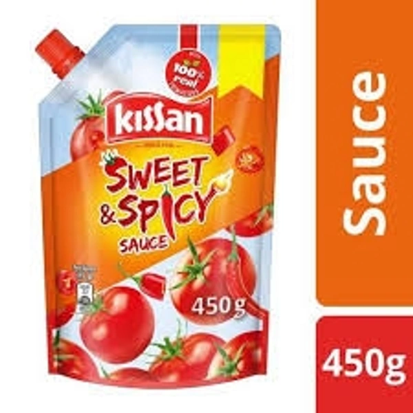 KISSAN SAUCE SWEET & SPICU POUCH 450G